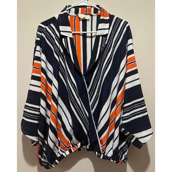 Melló Day Women’s Open Front‎ Blouse Size 3X - Picture 1 of 5